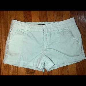 Cute mint green shorts. Perfect for summer. Size 28. 10.5 inches in length